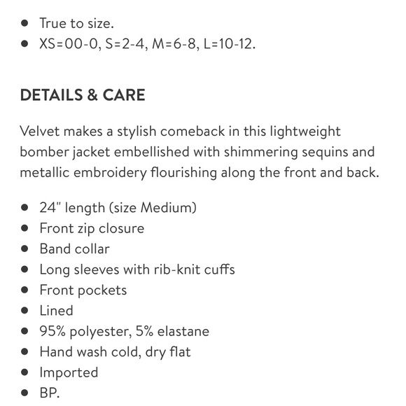 Somedays Lovin velvet embroidery bomber jacket - Picture 7 of 7